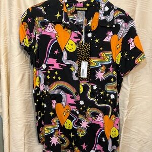 Noo works button down JOYCE shirt, new with tags.